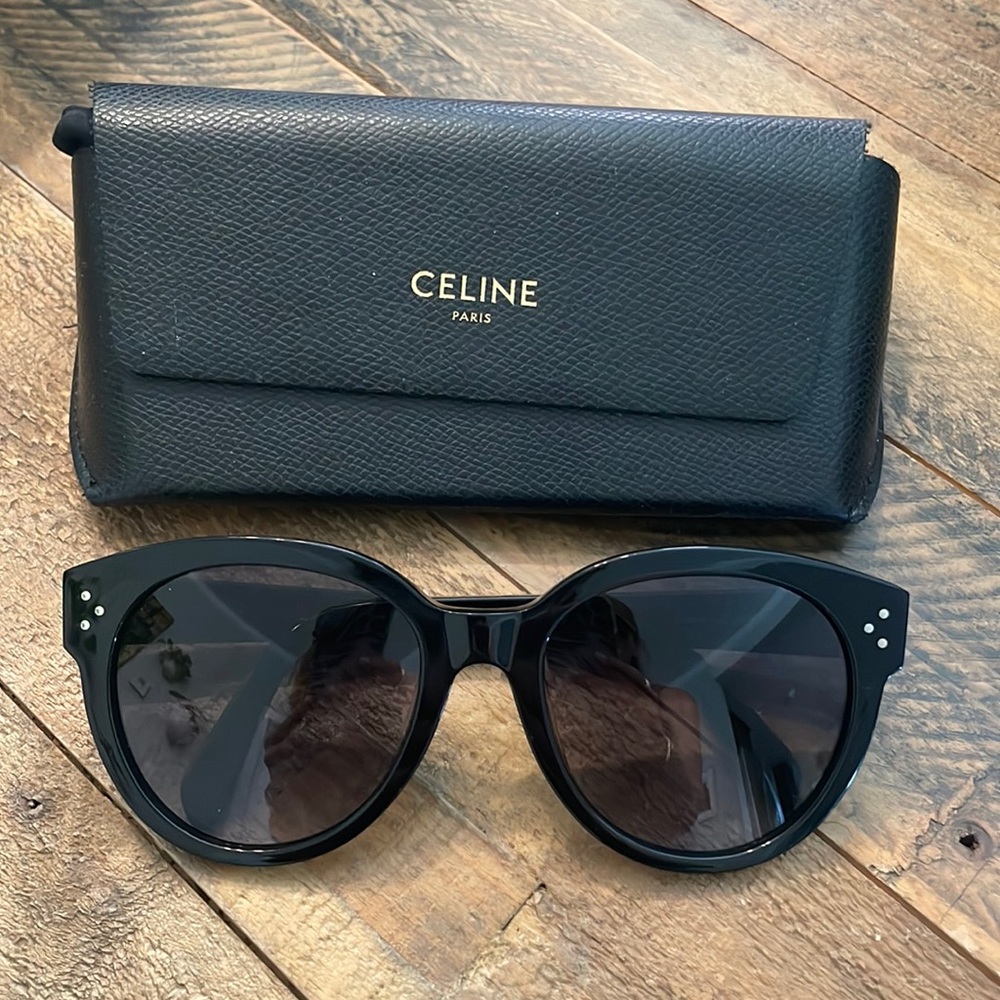 Celine black cat eye sunglasses